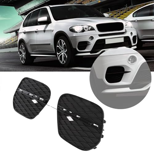 Insert de calandre de pare-chocs avant 51117222859 avec grille de protection antibrouillard X5 - 2