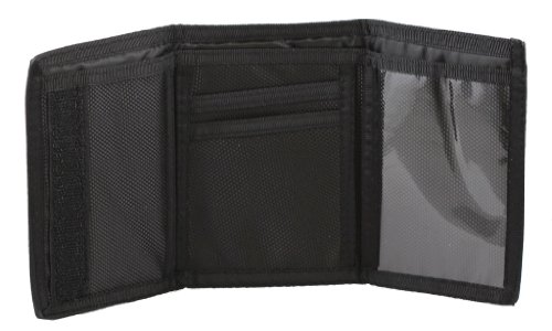 US Coast Guard Wallet Military Collectibles, Nylon, 5 inches x 3 1/2 inches, Black. Design: For Women or Men!2