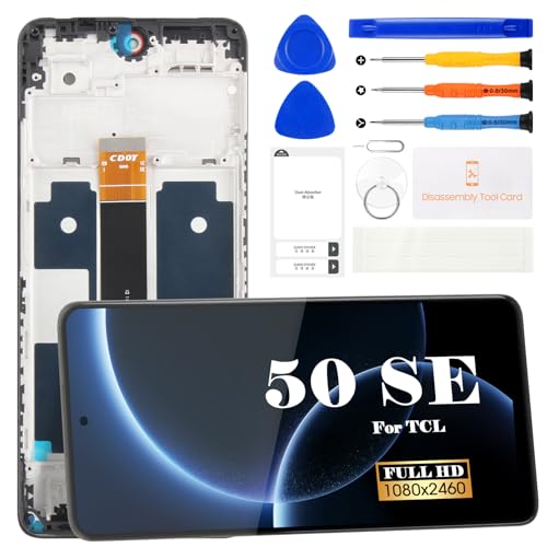 Écran pour TCL 50 SE T611B LCD bloc tactile kit réparation noir