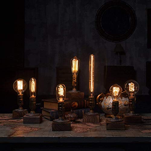 HAITRAL Vintage Steampunk Lamp - Antique E27 Edison Bulb Industrial Desk Lamp, Minimalist Loft Style Accent Lamp for Living Room, Office, Café, Pub (Bulb Not Included) steampunk buy now online HAITRAL Vintage Steampunk Lamp - Antique E27 Edison Bulb Industrial Desk Lamp, Minimalist Loft Style Accent Lamp for Living Room, Office, Café, Pub (Bulb Not Included) steampunk buy now online