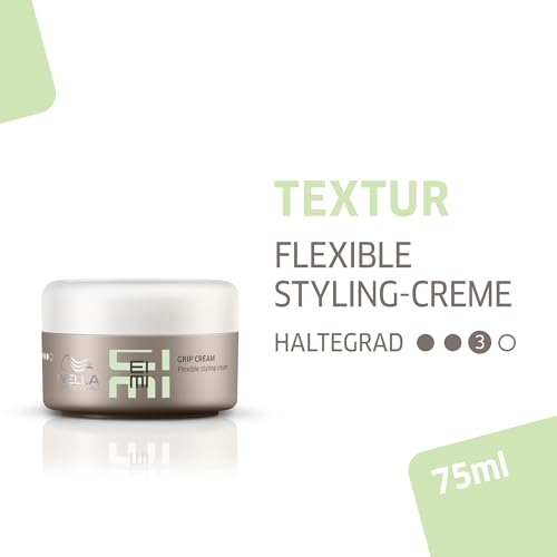 2. Bild von Wella EIMI Grip Cream – Professionelle Stylingcreme mit brasilianischem Carnauba-Wachs – weiche, texturierende Haarcreme für ein definiertes Haarstyling – 1 x 75 ml 75 ml (1er Pack)