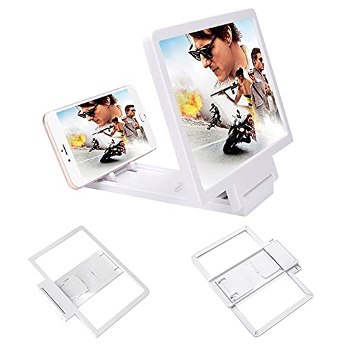 Lupa para la Pantalla, Amplificadores de Pantalla, Soporte para proyector HD, Escritorio(Wit)