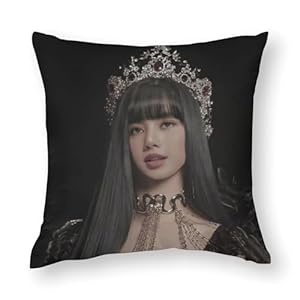 AFLJNYNN Lisa Kissenbezüge mit Krone, 4er Set