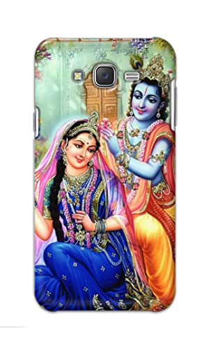Image of PRINTFIDAA Printed Hard Back Cover Case for Samsung Galaxy J7 2015 | Samsung J7 NXT Back Cover (Radha Krishna) -1803