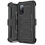 JACKPOT WIRELESS for Samsung Galaxy S20 FE 5G Case, Protection Full Body Rugged Holster Belt Clip...
