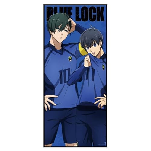 アニメ「ブルーロック」 缶バッジ付キャラクター大判タオル 潔&凛 vol.2