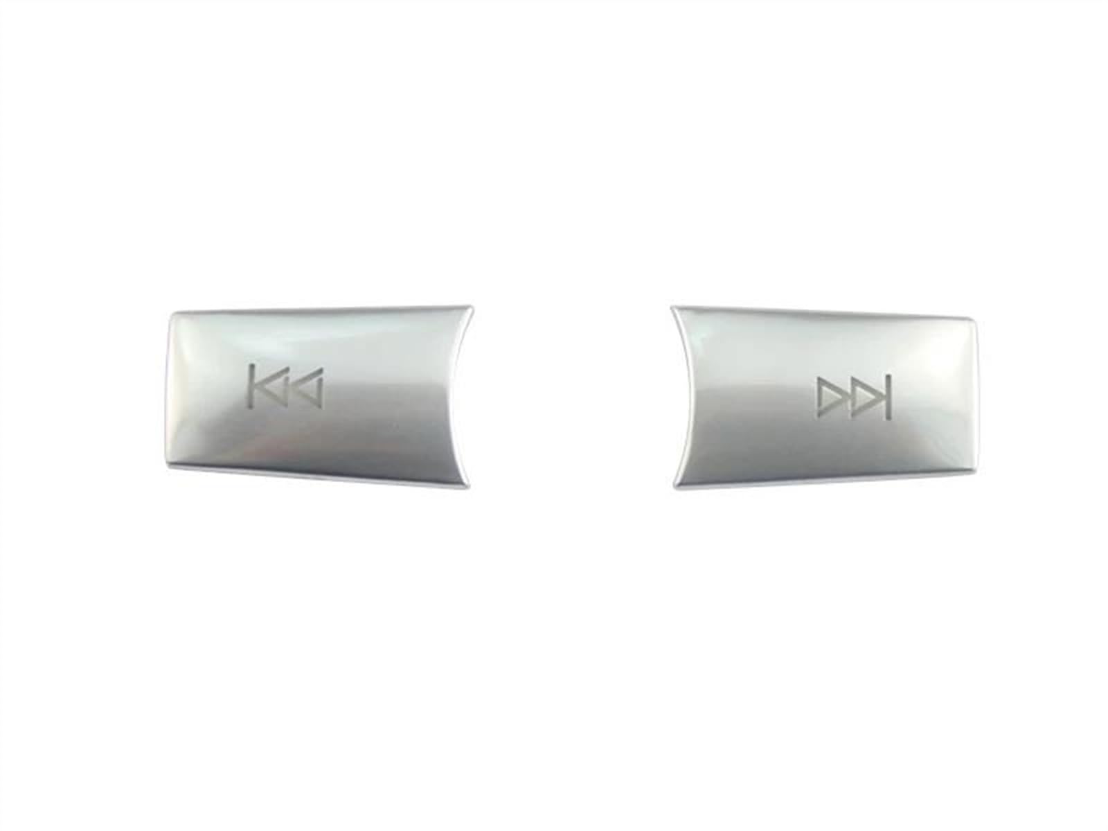 Piwine B Silver Car Interior Accessories Air Conditioning Console Ac Media Volume Buttons Covers For Benz C E Glk Class W204 W212 X204