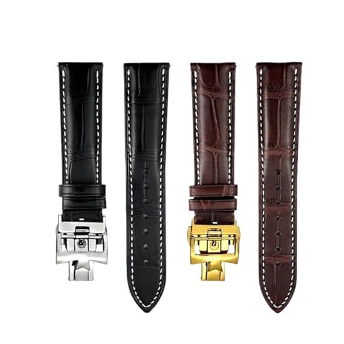 Bracelet Alligator véritable pour Vacheron Constantin, l'élégance du cuir noir d'exception - 2