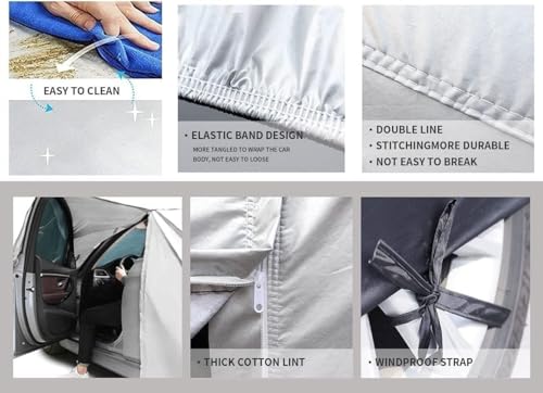 Lona exterior anti-UV para Ford Mustang 2015-2019 transpirable y resistente 5