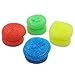 Handy Housewares Durable Non-Scratch Nylon Scouring Pads | Round All-Surface Cleaning Pads | Multi-Use Kitchen Scrubbers | Safe for Non-Stick Cookware | 24-Pack Random Colors