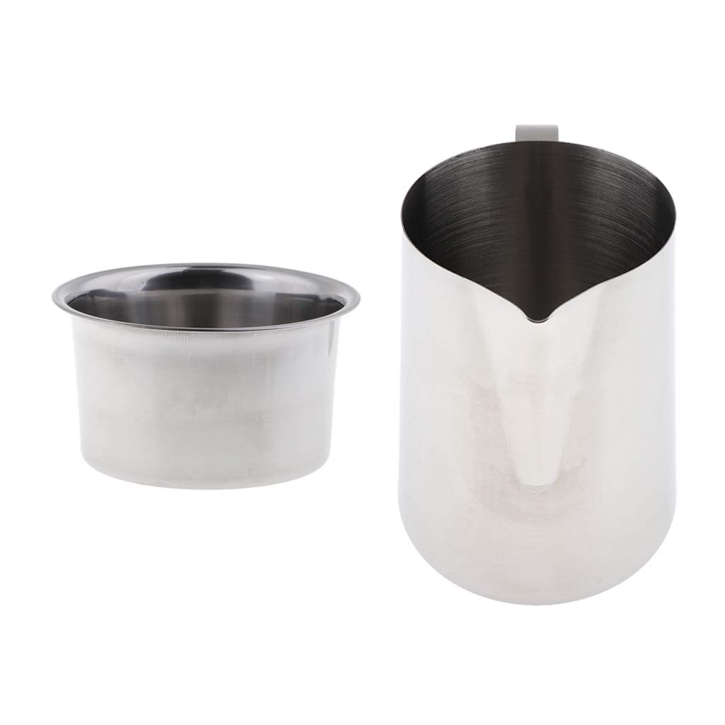 chiwanji 2 adet balmumu eritme kabi cift kazan mum sabun uretimi icin amazon com tr ofis ve kirtasiye