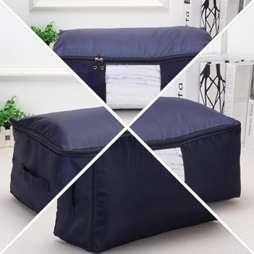 Bolsa de almacenamiento para organizar mantas en armarios de casa 6