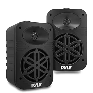 Pyle Altoparlanti, Casse Audio, Speaker Interno Esterno Coppia 500 Watt 2 Vie Impermeabili 13 cm con Tweeter 1,3 cm per Casa, Barca, Balcone, Piscina, Nero