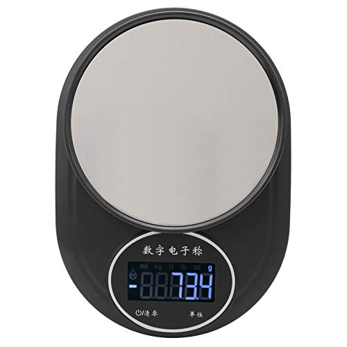 5kg/0.1g Digital Food Scale, Portable Weighing Scale LCD Electronic Scales Measuring Weight Tool, High Precise Measuring Scale for Food Ounces and Grams