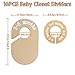 COLAYERIST 16PCS Baby Closet Dividers, Baby Clothes Organizer for Closet, Nursery Decor Hanger Dividers from Newborn to 24+ Months, Easily Organizing Little Baby Girls or Boys Room