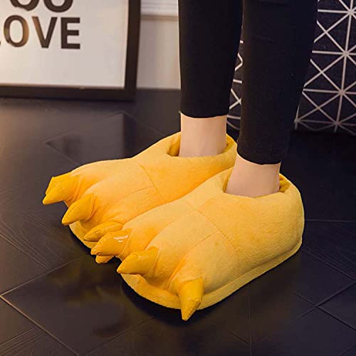 Unisex Soft Plush Dino Slippers Animal Feet Slippers Claw Slippers Animal Costume Paw Claw Shoes4