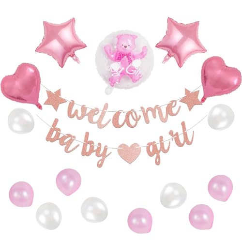 xr[V[ o[  Zbg welcome baby girl o[ D K[h t Zbg 킢 oYj ̎q N}  Girl Baby Shower fR[V Ԃ xr[ xCr[ j p[e