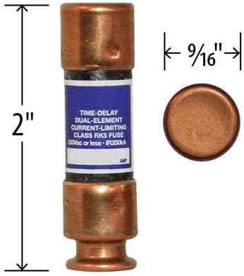 (2 Pack) Compatible Replacement for Littlefuse FLNR-20 - Edison Time Delay Fuse - 20 Amp 250V - RK5 Dual Element c