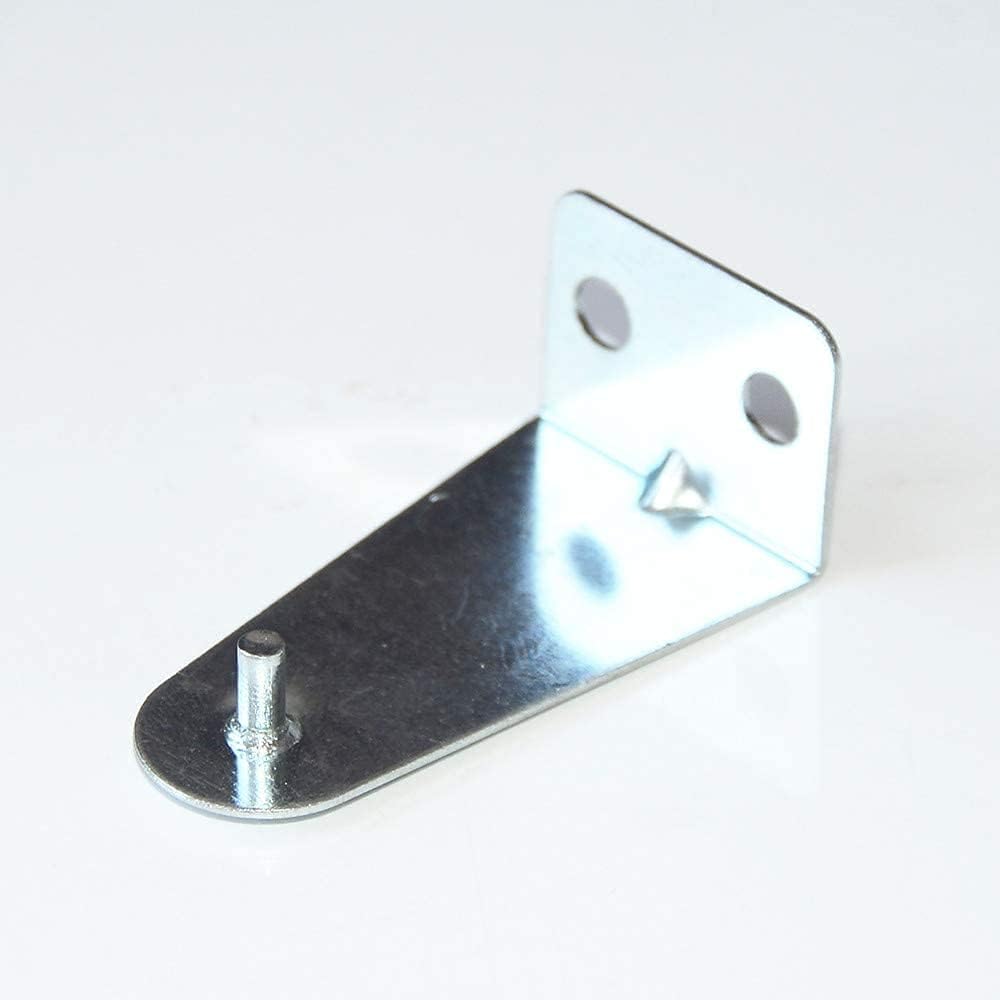8pcs Hold Down Brackets Metal Bottom Rail Hold Clips Blind Holder Replacements for Horizontal Blinds and Windows Shades