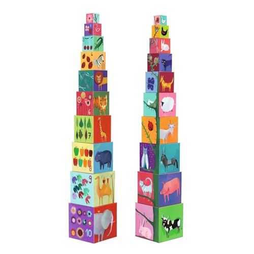 DJECO 10 Nachure & Animal Blocks DJ08505 (Japan Import) – Ansicht 3