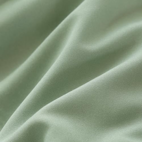 Image of ROSGONIA Queen Comforter Set Sage Green, 3pcs Bedding Sets Queen (1 Boho Sage Comforter& 2 Pillowcases), All Season Lightweight Blanket Quilt