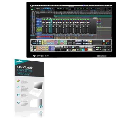 BoxWave Screen Protector Compatible with Steven Slate Audio Raven MTI MAX - ClearTouch Crystal Privacy (2-Pack), Privacy Screen Protector Flexible Film Clear