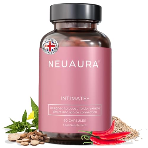 Neuaura Intimate+ Daily Intimate Health & Vitality Supplement Premium Made in The UK Performance Wellness Support with Natural Ingredients Intimate Balance Energy & Confidence