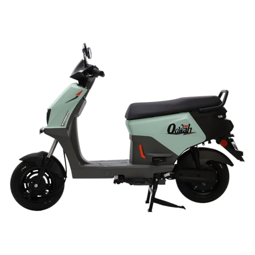 Image of Oowah EX Electric Scooter | 105 km Range | ~5-6 hrs Fast Charging | Removable Lithium-ion Battery with 5-Year / 50,000 km Warranty | Colour: Sage Green (Ex Showroom)
