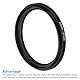 PATIKIL 43mm-37mm Metall Step-Down-Ring, Kamera-Objektiv-Filter-Adapterring Aluminium Filter-Adapterring für Kamera-Objektiv-Haube, Schwarz