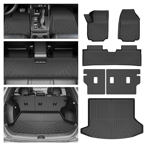 Cartist Floor Mats for 2025 2026 Chevrolet Equinox Fuel (Not for EV) All Weather Cargo Liner for Chevy Equinox Accessories TPE Carpet Protection (Floor Mat+Trunk Mat+Backrest Mats)