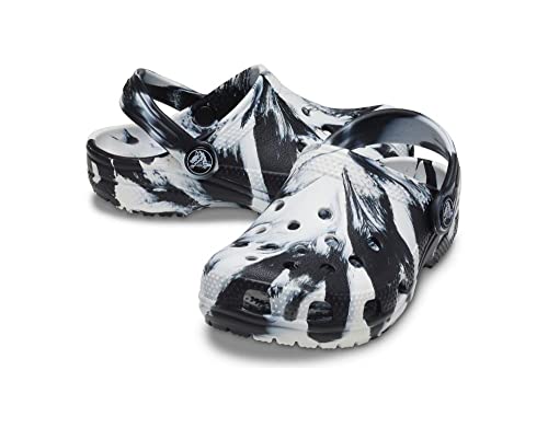 Image of Crocs Kids' Classic Marbled Tie-Dye Clogs