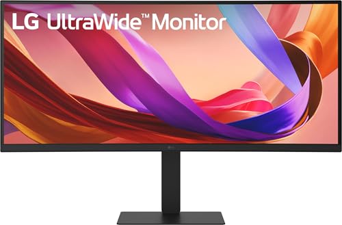 LG UltraWide 34U650A-B.AEU (34 Zoll) 21:9 Curved UWQHD IPS Monitor, HDR10, 2X HDMI 2.0, Schwarz