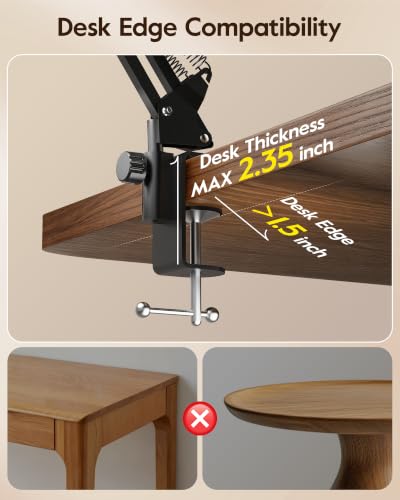 Image of Upgrade Ring Light with Stand, Overhead Phone Mount for Desk, 10 inch Selfie Light with Stand Tripod for iPhone, Light with Phone Holder for Video Recording,Zoom Meeting,Live Streaming Tiktok,YouTube