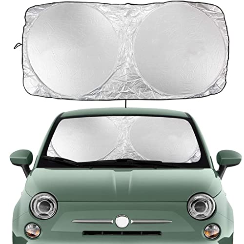 Voiture Pare-Soleil Anti-UV Pour Pare-Brise Avant pour Fiat 500 ARGO Bravo DOBLO DUCATO FREEMONT, Intérieur Avant Pare-Brise Pare-Soleil Protection Couverture, Voiture Protection Accessoires