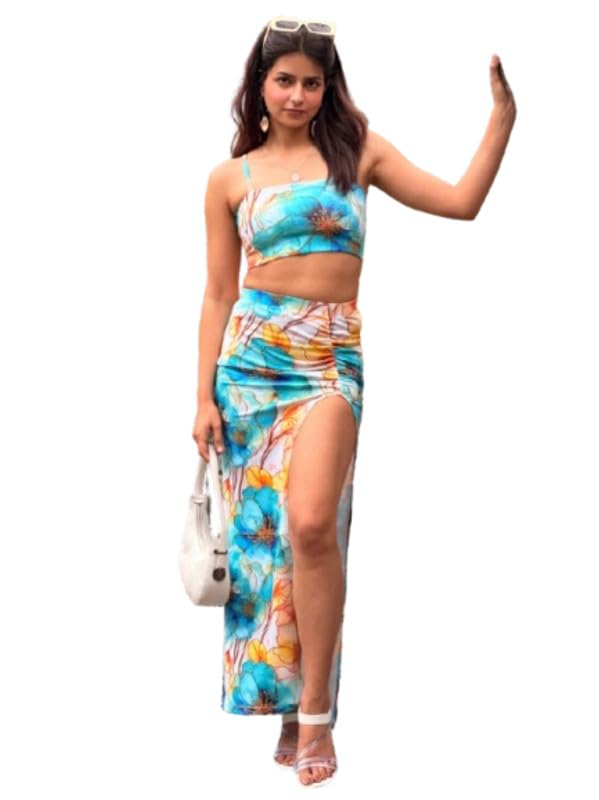 tandul Women Stunning Floral Printed Dress-picture-16