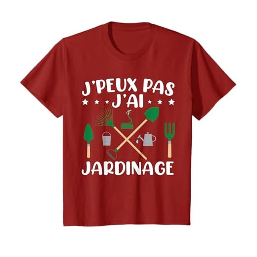 T-shirt "J'Peux Pas J'ai Jardinage" - Outils de jardin