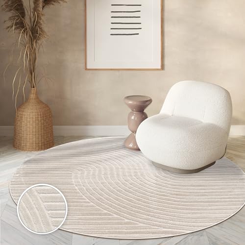 Paco Home Teppich In- & Outdoor, Moderne abstrakte Boho Designs mit 3D Struktur, robust &...