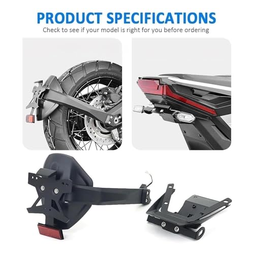 Support Plaque Immatriculation Forza 750 Rigide et Queue Bien Rangée Anti Vibration