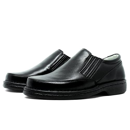 Sapato Masculino Conforto Ortopédico Para Diabético 310 (44, Preto)