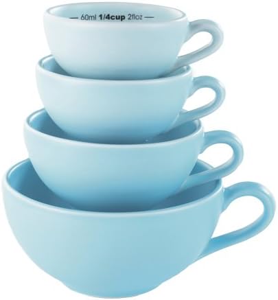 BlissHome Nigella Lawson's Living Kitchen Measuring Cups, Blue, Set of 4