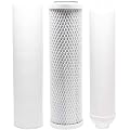 Replacement Filter Kit Compatible with Watts ZRO-4 RO System - Includes Carbon Block Filter, PP Sediment Filter & Inline Filter Cartridge