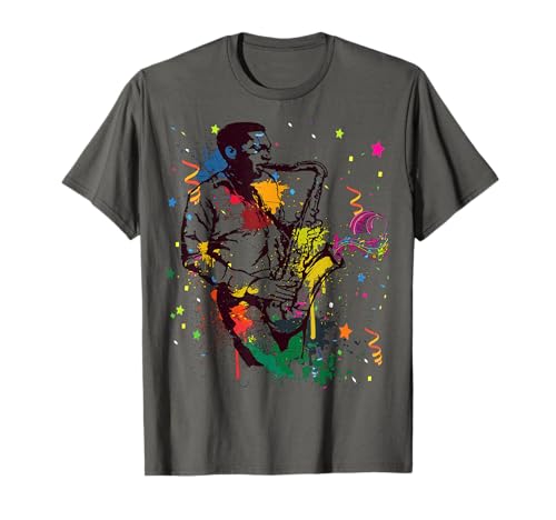 Happy International Jazz Day Jazz Lovers Top Queen Jazz Int'l Jazz Day Jazz Addicts Jazz Cats Acid Jazz T-Shirt