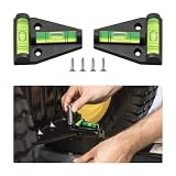 Augeny 2PCS Magnetic RV Levelers, RV T Level Bubble Levels with Screws Mounting and Magnetism Dual-use, Multipurpose Stablilization Levelers for RV, Camper, Furniture, RV Accessories