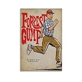 LITTPU Forrest Gump Poster, Kunst, Vintage-Filmdruck, 