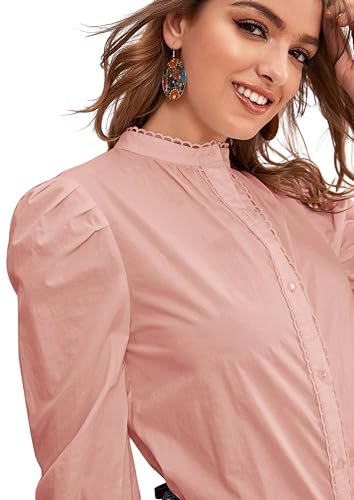 Image of MIZAGO Women's Solid Button Front Shirts