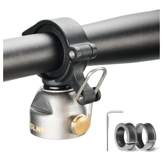 JJZOUEN Mountain Bike Bells Dual-Mode Ringing Bell, Copper Alloy Sturdy Bicycle Bell, MTB Trail Bell with Dual Modes, Adults Bike Bell for 22.2-31.8mm Bicycle Handlebars