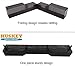 Huskey Golf Cart Baskets Front,One Piece Design Golf Cart Storage Baskets Compatible with Club Car Precedent G&E Golf Cart 2004 & Up Models, Sturdy and Larger Compartments.