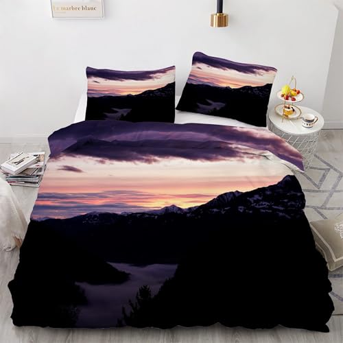 Parure de lit 90x190 avec fermeture éclair housse couette douce
