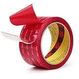 4910 Nastro di montaggio a doppio lato, resistente, 5,1 cm x 3,0 m, resistente adesivo impermeabile...