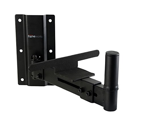 Gator Frameworks Adjustable Studio Speaker Wall Mount; Fits Both 38Mm And 35Mm Speaker Mounts (Gfw-Spk-Wm100) #TOP1